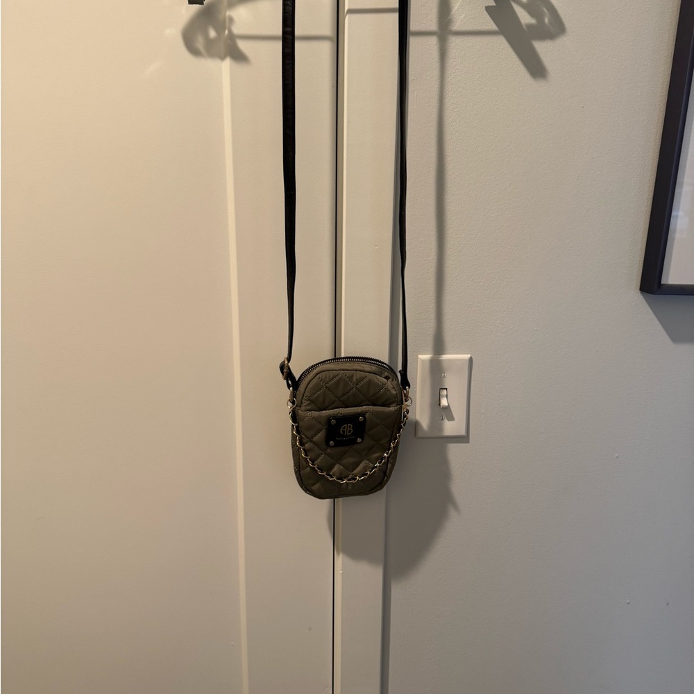 Olive Quilted Mini Bag